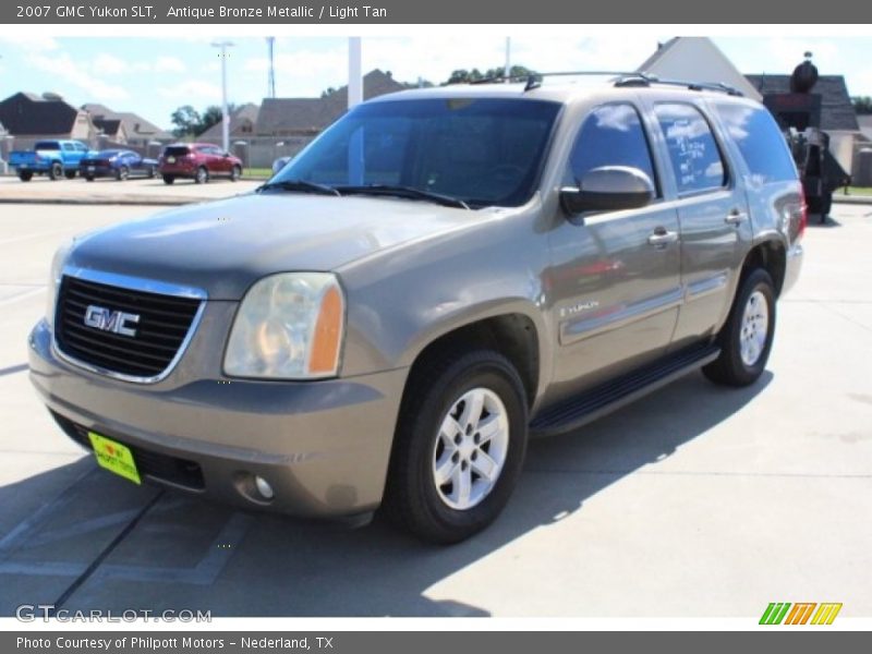 Antique Bronze Metallic / Light Tan 2007 GMC Yukon SLT