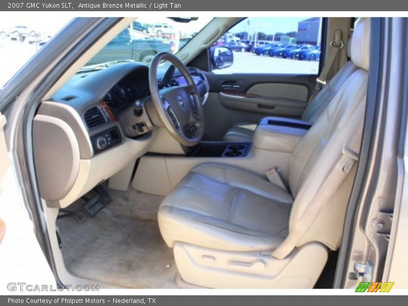 Antique Bronze Metallic / Light Tan 2007 GMC Yukon SLT