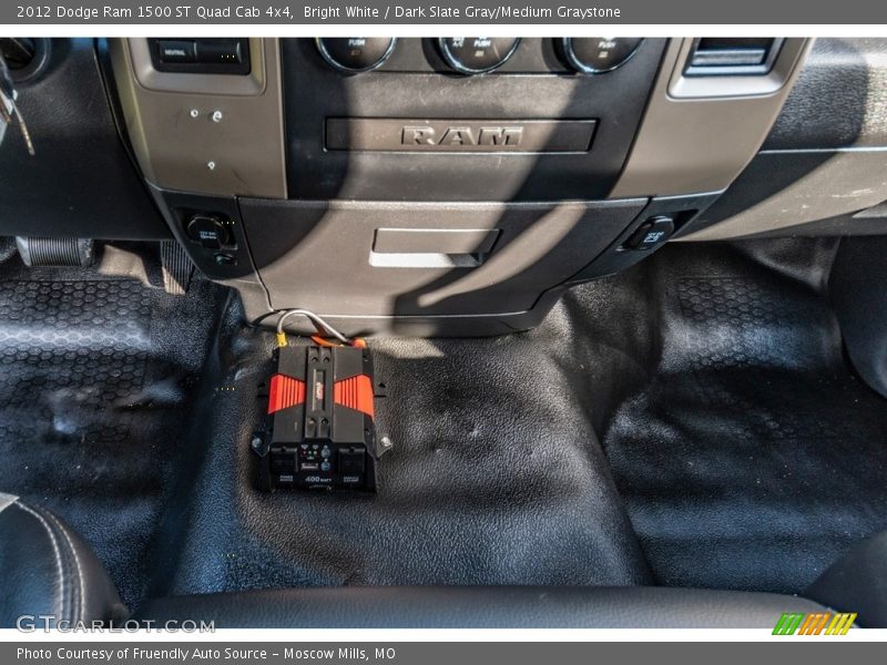 Bright White / Dark Slate Gray/Medium Graystone 2012 Dodge Ram 1500 ST Quad Cab 4x4