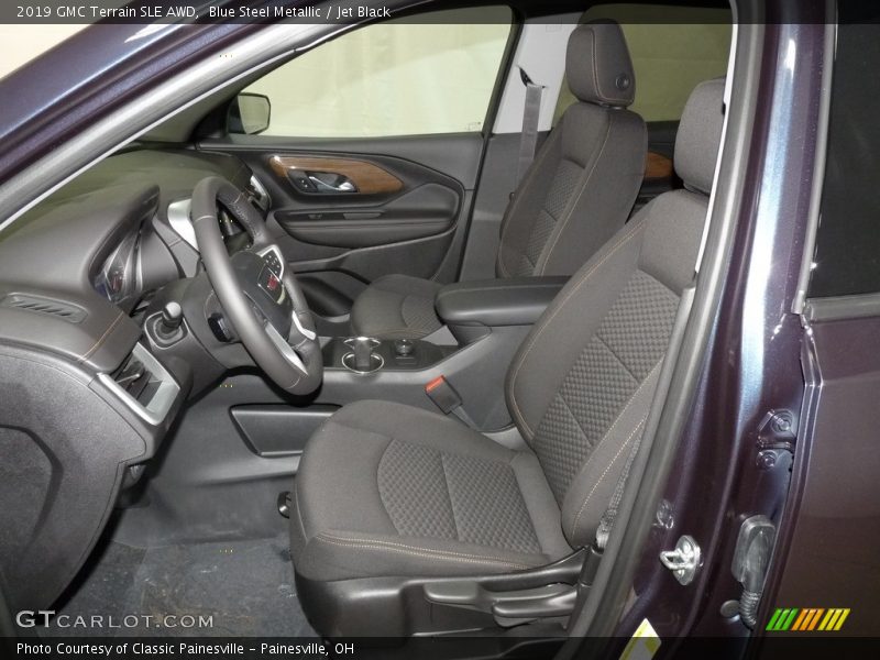 Blue Steel Metallic / Jet Black 2019 GMC Terrain SLE AWD