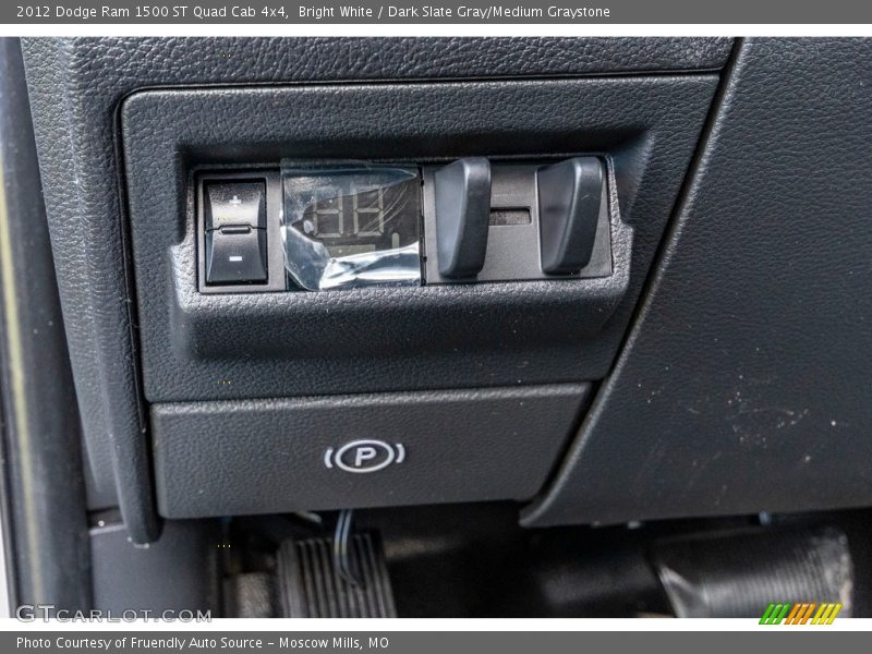 Bright White / Dark Slate Gray/Medium Graystone 2012 Dodge Ram 1500 ST Quad Cab 4x4