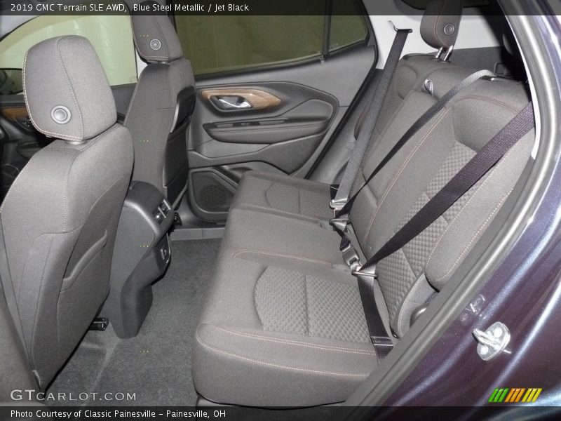 Blue Steel Metallic / Jet Black 2019 GMC Terrain SLE AWD