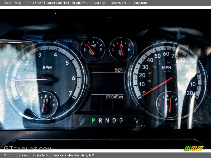 Bright White / Dark Slate Gray/Medium Graystone 2012 Dodge Ram 1500 ST Quad Cab 4x4