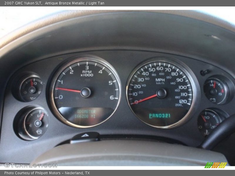Antique Bronze Metallic / Light Tan 2007 GMC Yukon SLT