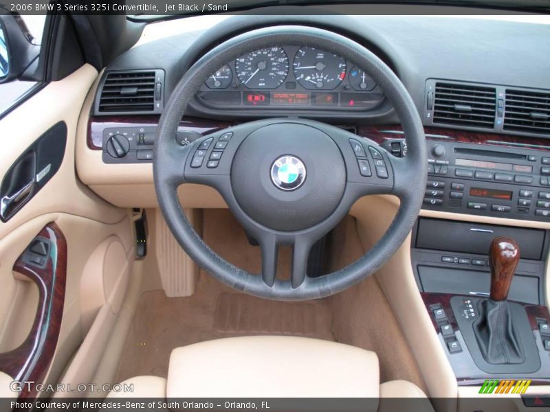 Jet Black / Sand 2006 BMW 3 Series 325i Convertible