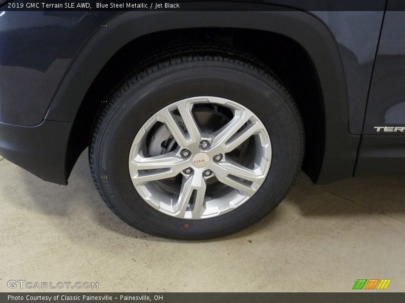 Blue Steel Metallic / Jet Black 2019 GMC Terrain SLE AWD