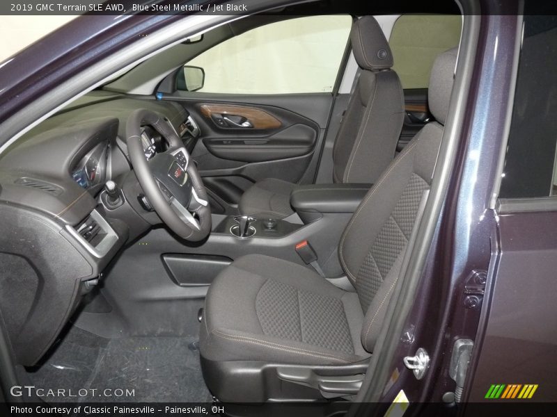 Blue Steel Metallic / Jet Black 2019 GMC Terrain SLE AWD