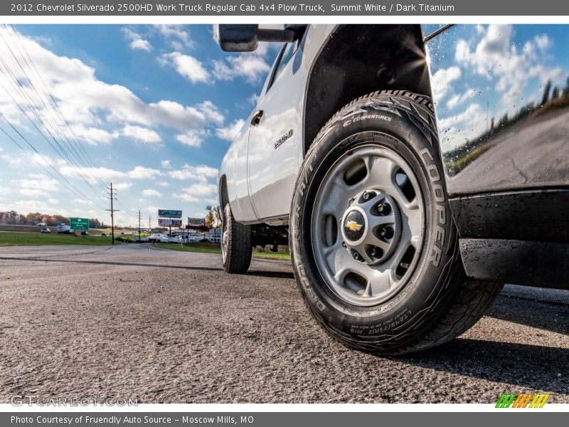 Summit White / Dark Titanium 2012 Chevrolet Silverado 2500HD Work Truck Regular Cab 4x4 Plow Truck