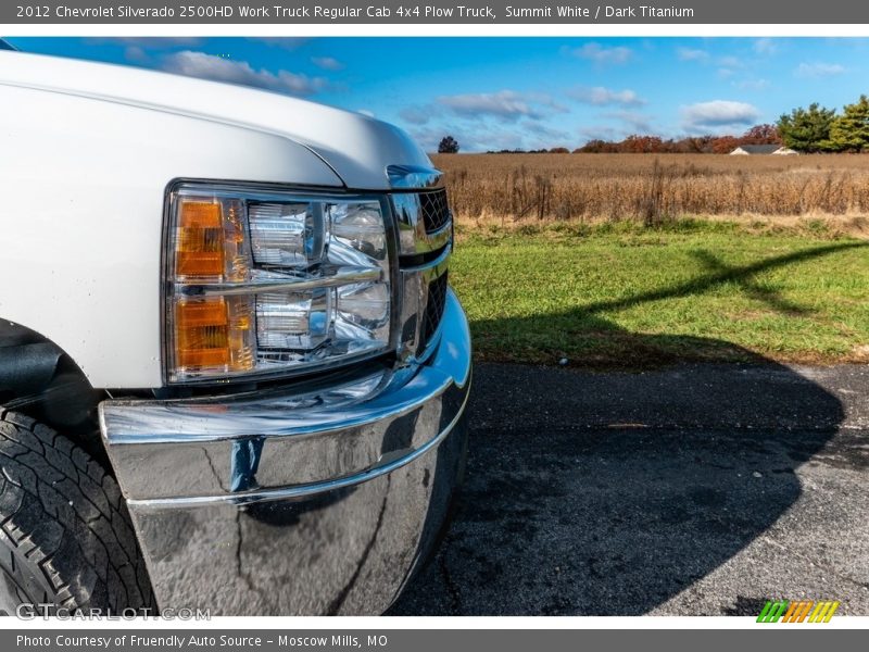 Summit White / Dark Titanium 2012 Chevrolet Silverado 2500HD Work Truck Regular Cab 4x4 Plow Truck