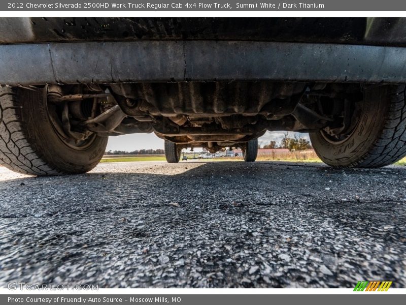 Summit White / Dark Titanium 2012 Chevrolet Silverado 2500HD Work Truck Regular Cab 4x4 Plow Truck