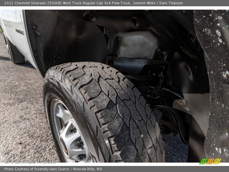 Summit White / Dark Titanium 2012 Chevrolet Silverado 2500HD Work Truck Regular Cab 4x4 Plow Truck