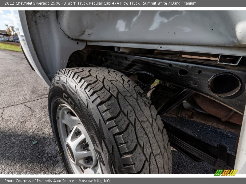 Summit White / Dark Titanium 2012 Chevrolet Silverado 2500HD Work Truck Regular Cab 4x4 Plow Truck