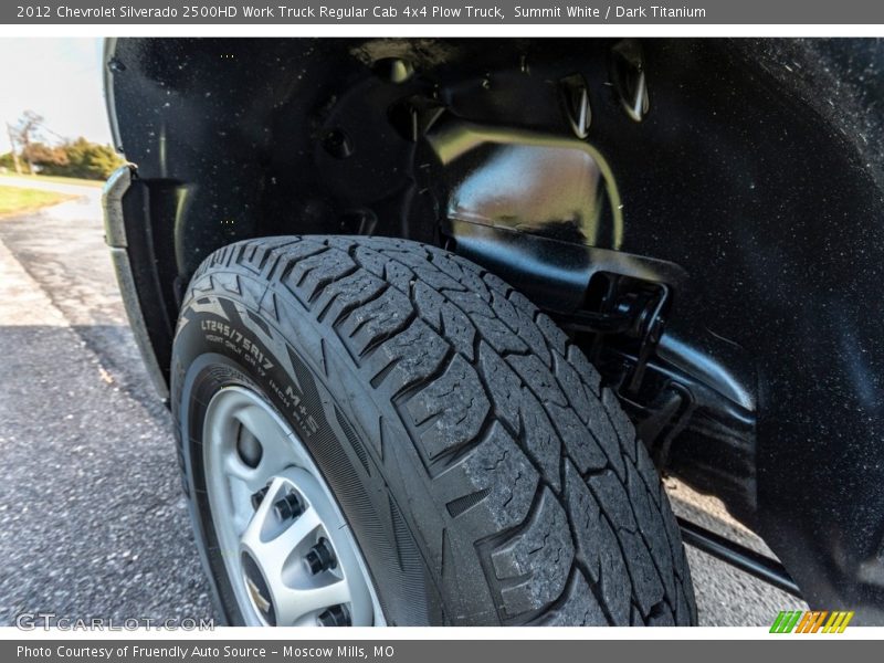Summit White / Dark Titanium 2012 Chevrolet Silverado 2500HD Work Truck Regular Cab 4x4 Plow Truck