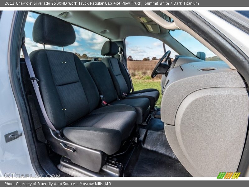 Summit White / Dark Titanium 2012 Chevrolet Silverado 2500HD Work Truck Regular Cab 4x4 Plow Truck
