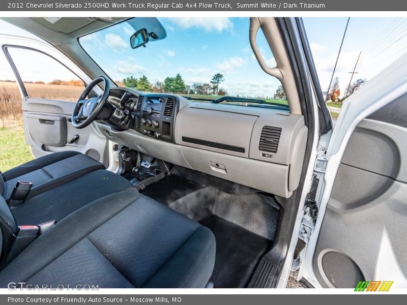 Summit White / Dark Titanium 2012 Chevrolet Silverado 2500HD Work Truck Regular Cab 4x4 Plow Truck