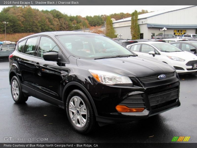 Shadow Black / Charcoal Black 2016 Ford Escape S