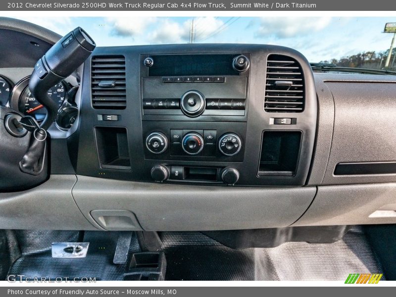 Summit White / Dark Titanium 2012 Chevrolet Silverado 2500HD Work Truck Regular Cab 4x4 Plow Truck