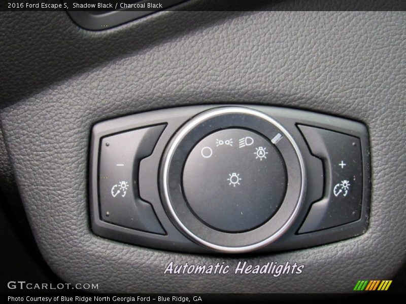 Shadow Black / Charcoal Black 2016 Ford Escape S