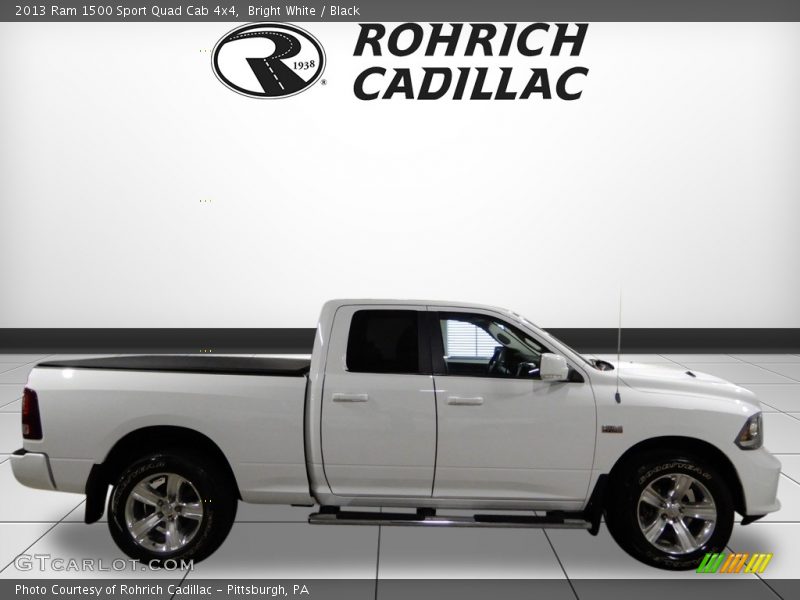 Bright White / Black 2013 Ram 1500 Sport Quad Cab 4x4