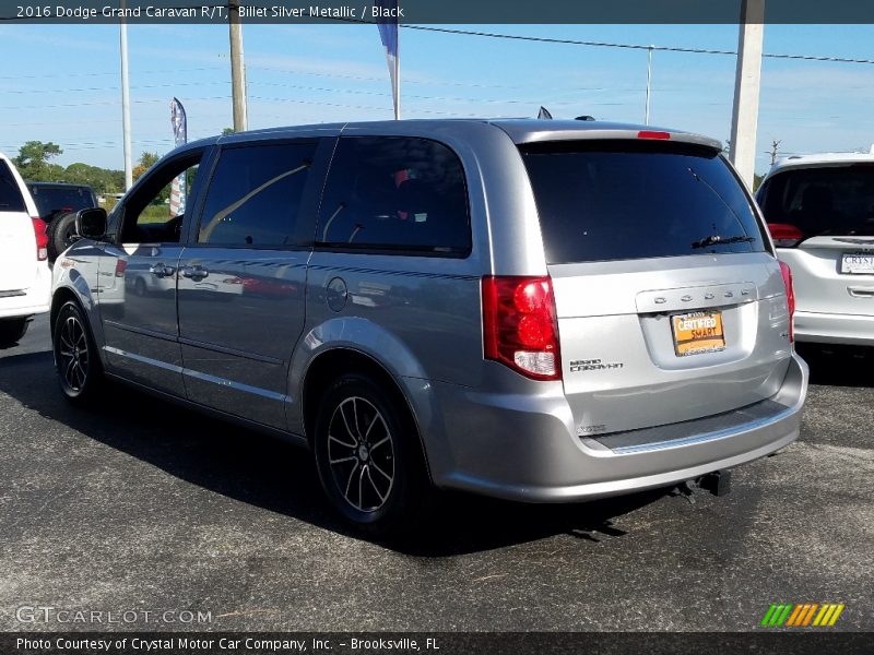 Billet Silver Metallic / Black 2016 Dodge Grand Caravan R/T