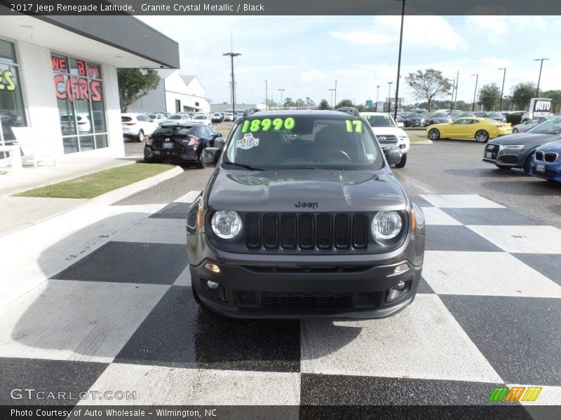 Granite Crystal Metallic / Black 2017 Jeep Renegade Latitude