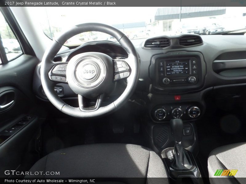 Granite Crystal Metallic / Black 2017 Jeep Renegade Latitude