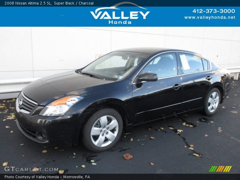 Super Black / Charcoal 2008 Nissan Altima 2.5 SL