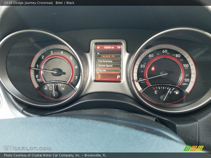 Billet / Black 2018 Dodge Journey Crossroad