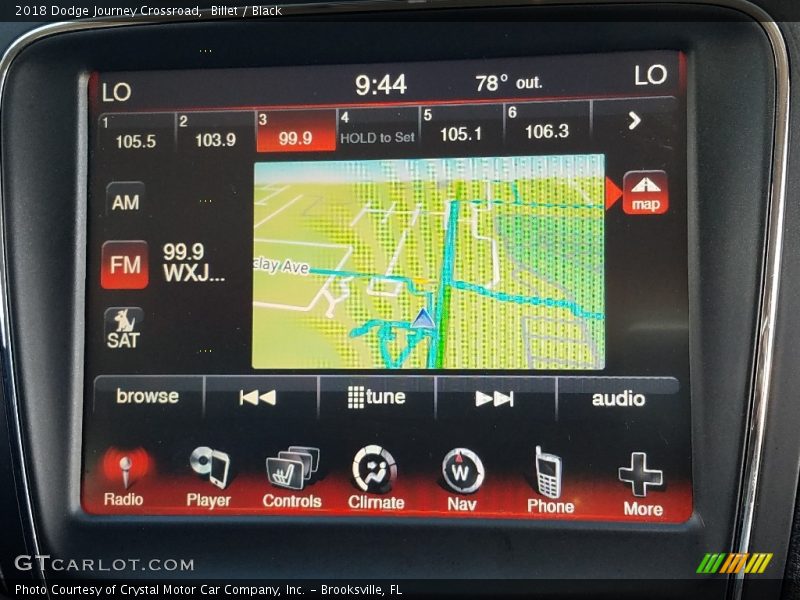 Billet / Black 2018 Dodge Journey Crossroad