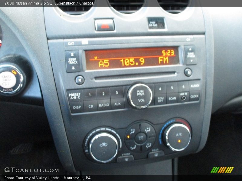 Super Black / Charcoal 2008 Nissan Altima 2.5 SL