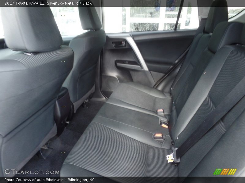 Silver Sky Metallic / Black 2017 Toyota RAV4 LE