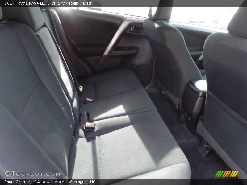 Silver Sky Metallic / Black 2017 Toyota RAV4 LE