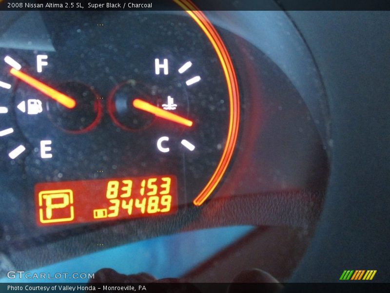 Super Black / Charcoal 2008 Nissan Altima 2.5 SL