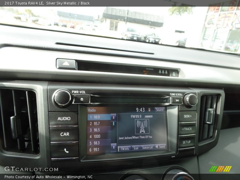 Silver Sky Metallic / Black 2017 Toyota RAV4 LE