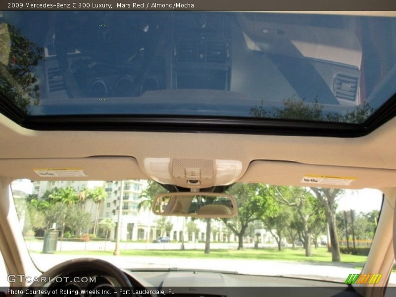 Mars Red / Almond/Mocha 2009 Mercedes-Benz C 300 Luxury