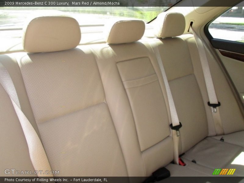 Mars Red / Almond/Mocha 2009 Mercedes-Benz C 300 Luxury