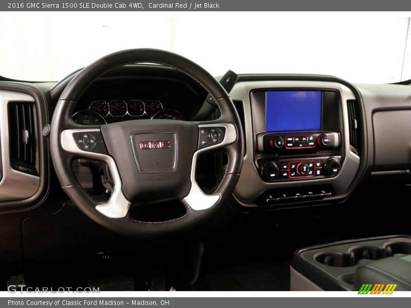 Cardinal Red / Jet Black 2016 GMC Sierra 1500 SLE Double Cab 4WD