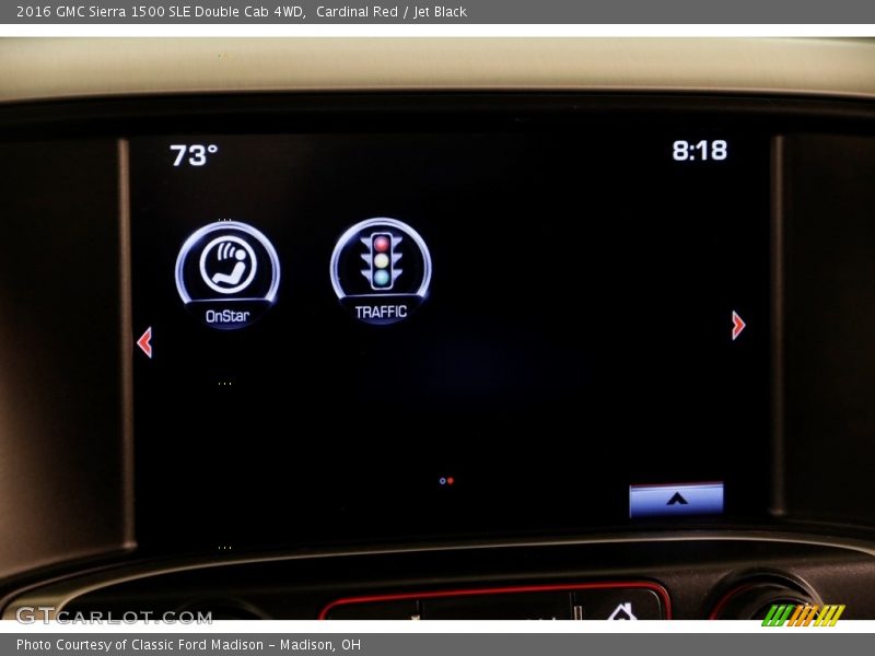 Cardinal Red / Jet Black 2016 GMC Sierra 1500 SLE Double Cab 4WD