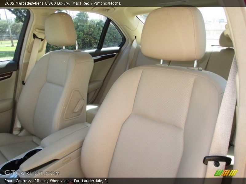Mars Red / Almond/Mocha 2009 Mercedes-Benz C 300 Luxury