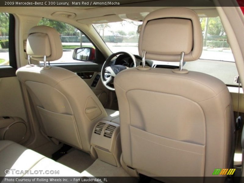 Mars Red / Almond/Mocha 2009 Mercedes-Benz C 300 Luxury