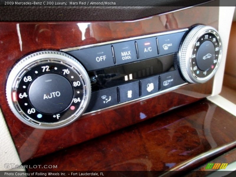 Mars Red / Almond/Mocha 2009 Mercedes-Benz C 300 Luxury