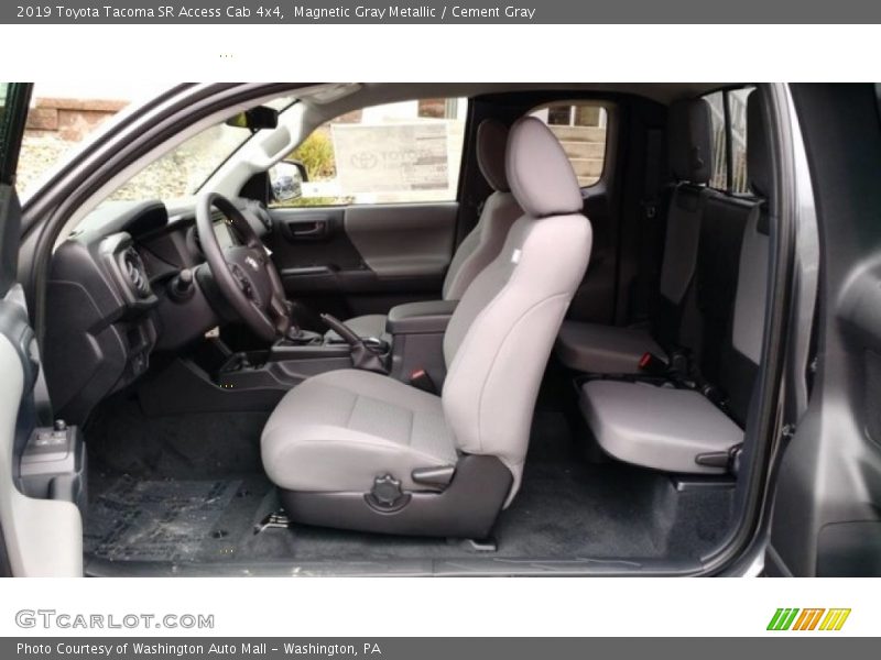  2019 Tacoma SR Access Cab 4x4 Cement Gray Interior