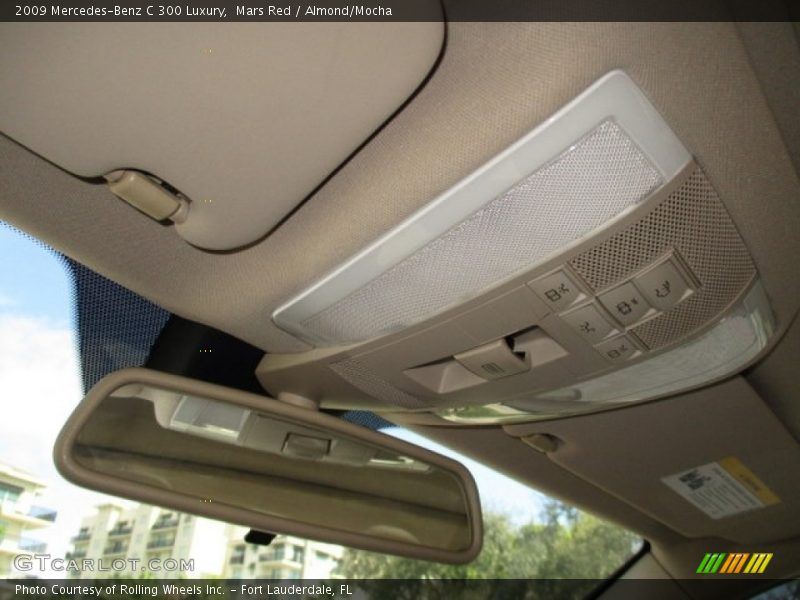 Mars Red / Almond/Mocha 2009 Mercedes-Benz C 300 Luxury