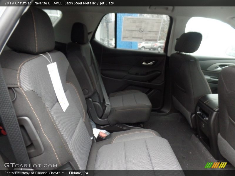 Satin Steel Metallic / Jet Black 2019 Chevrolet Traverse LT AWD