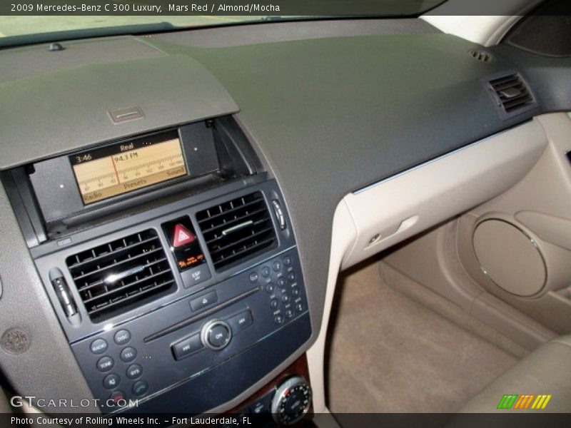 Mars Red / Almond/Mocha 2009 Mercedes-Benz C 300 Luxury