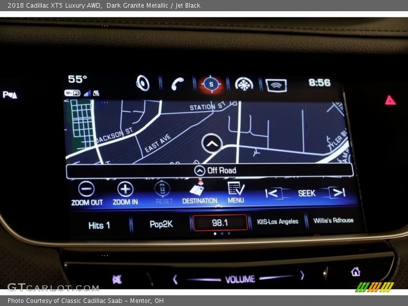 Dark Granite Metallic / Jet Black 2018 Cadillac XT5 Luxury AWD