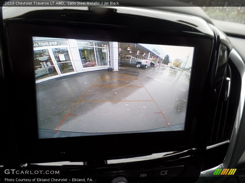Satin Steel Metallic / Jet Black 2019 Chevrolet Traverse LT AWD