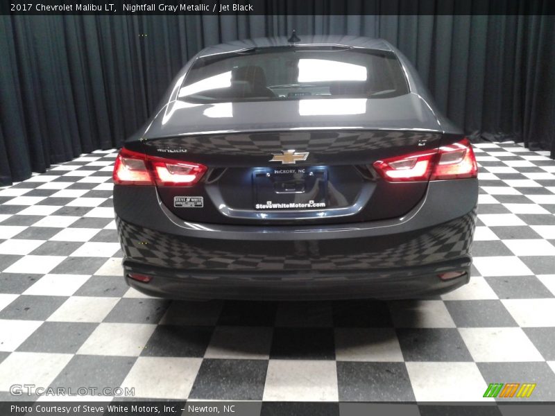 Nightfall Gray Metallic / Jet Black 2017 Chevrolet Malibu LT