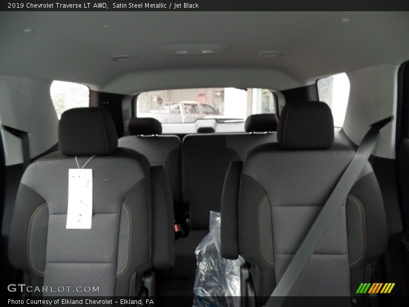Satin Steel Metallic / Jet Black 2019 Chevrolet Traverse LT AWD
