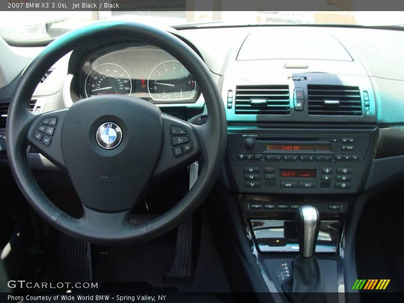 Jet Black / Black 2007 BMW X3 3.0si